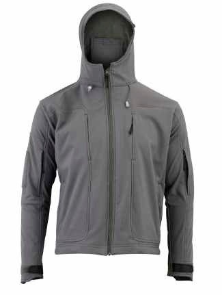 3 LAYER WATER REPPELANT SOFT SHELL HOODED JACKET
