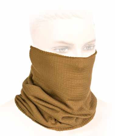 GRIDDED FLEECE HEADBAND NECK WARMER
